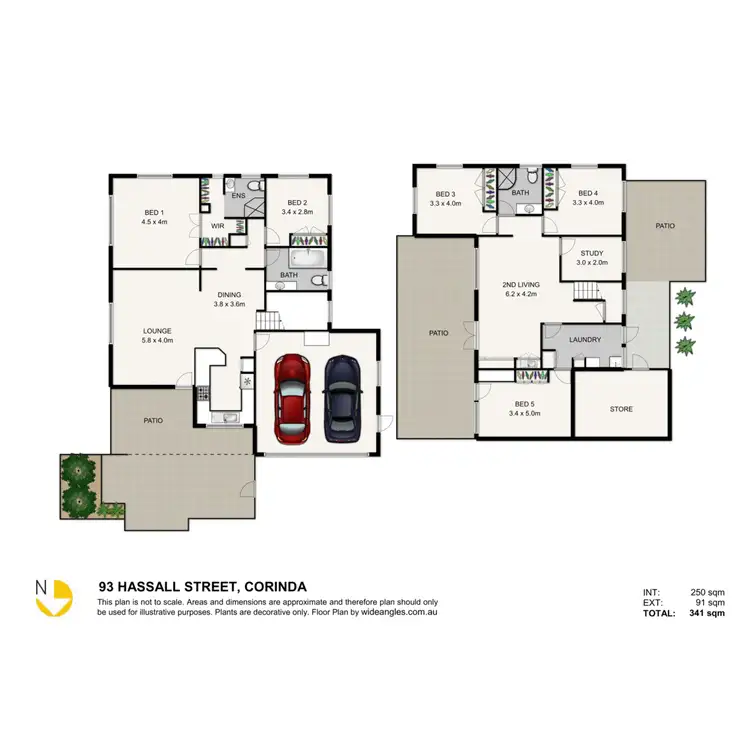 Floorplan of Homely house listing, 93 Hassall Street, Corinda QLD 4075