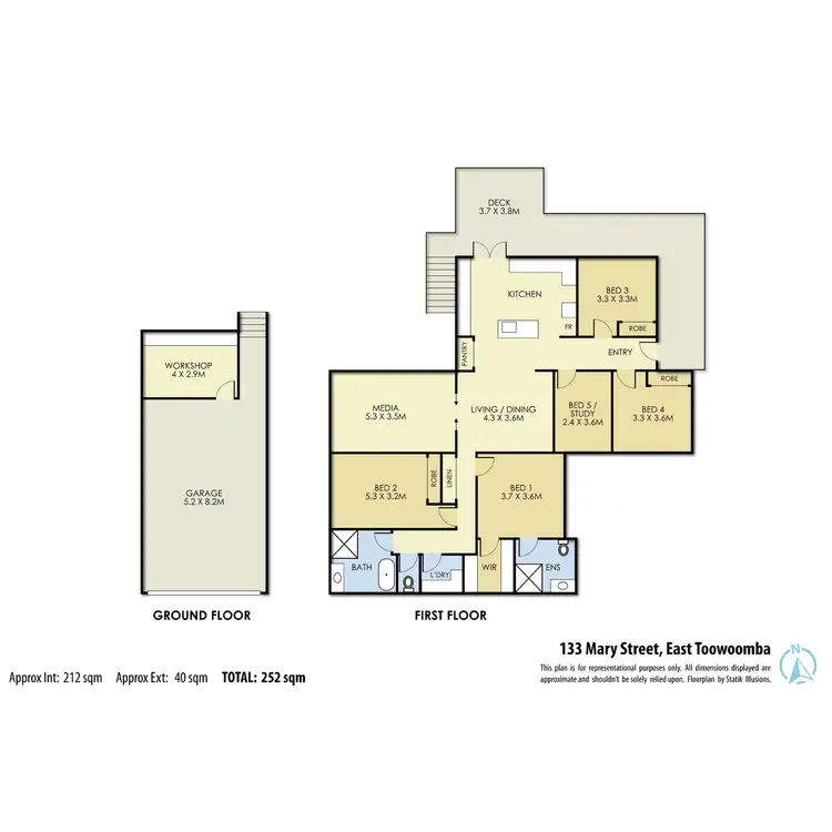 Floorplan of Homely house listing, 133 Mary Street, East Toowoomba QLD 4350