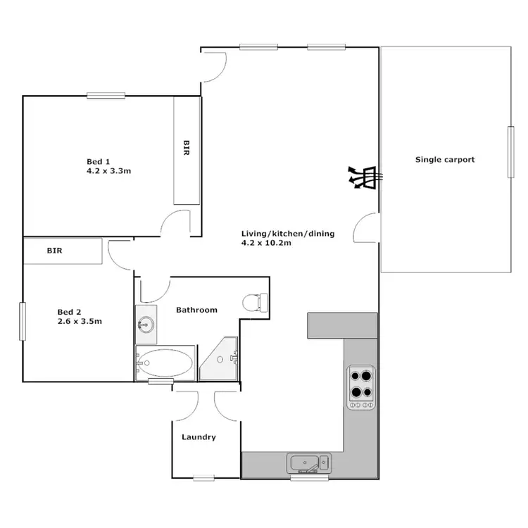 Floorplan of Homely house listing, 10/20 Laguna Drive, Port Lincoln SA 5606