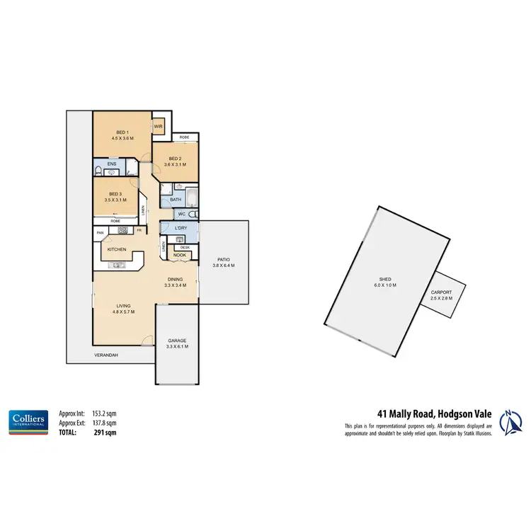 Floorplan of Homely house listing, 41 Mally Road, Hodgson Vale QLD 4352