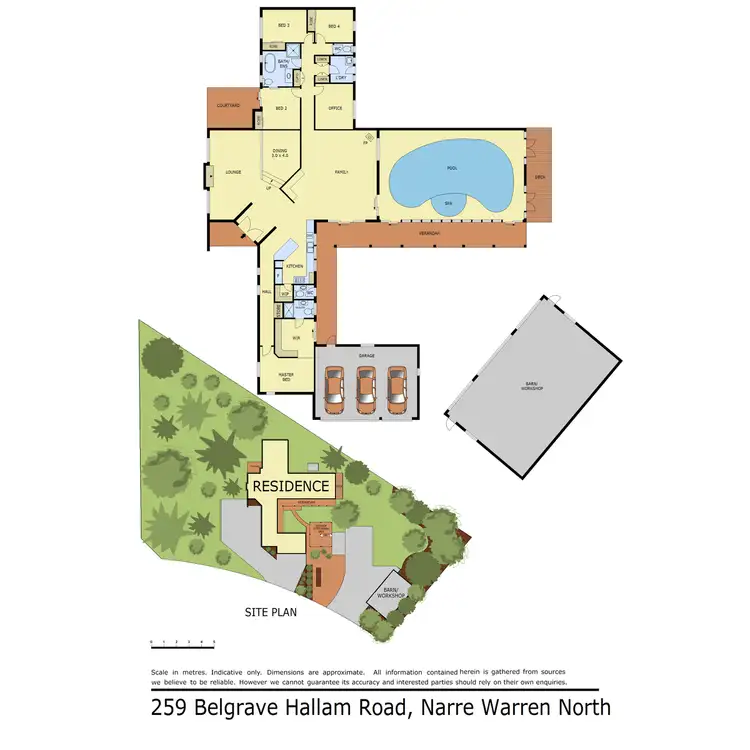 Floorplan of Homely house listing, 259 Belgrave Hallam Road, Narre Warren North VIC 3804
