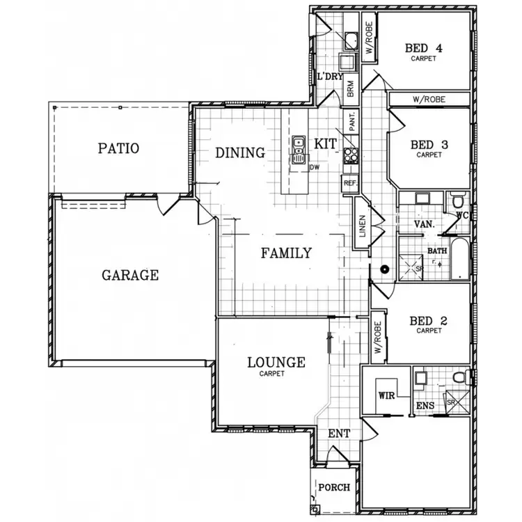 Floorplan of Homely house listing, 21 Darcy Drive, Boorooma NSW 2650