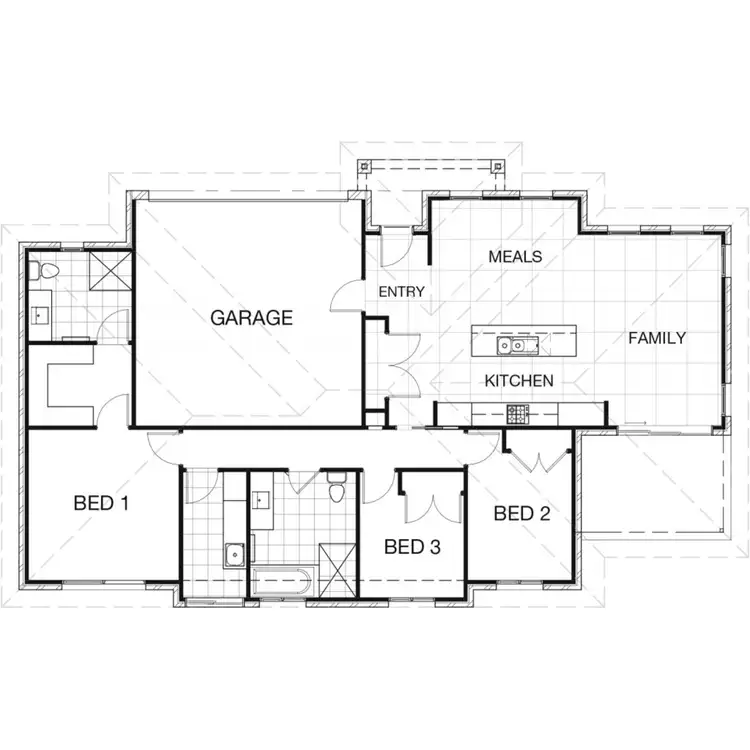 Floorplan of Homely unit listing, 2/11 Darcy Drive, Boorooma NSW 2650