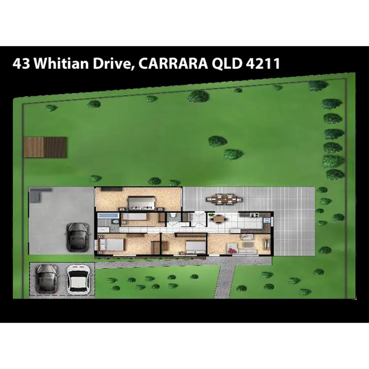 Floorplan of Homely house listing, 43 Whitian Drive, Carrara QLD 4211