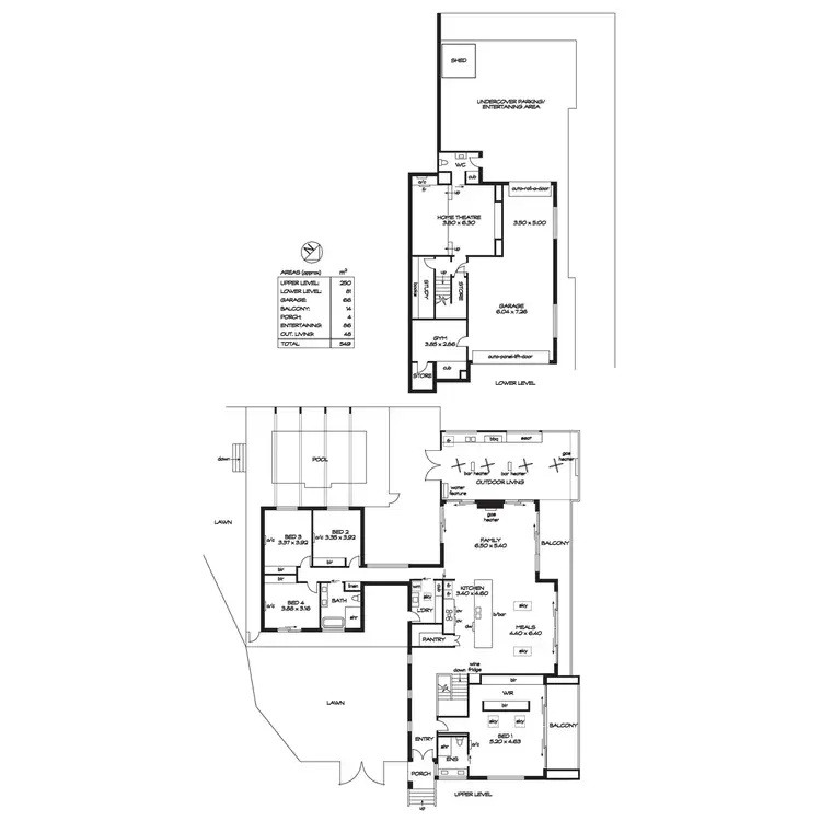Floorplan of Homely house listing, 1A Yalpara Avenue, Rostrevor SA 5073