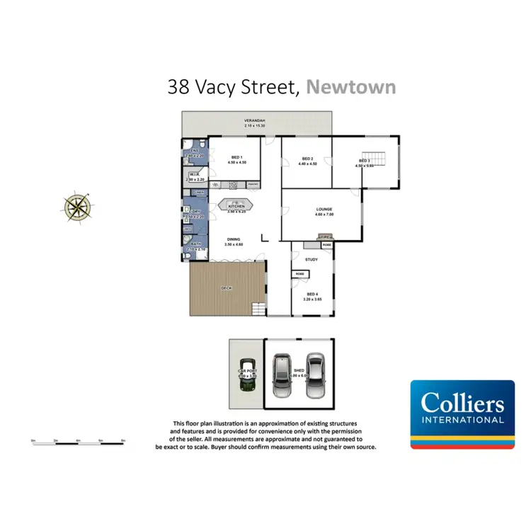 Floorplan of Homely house listing, 38 Vacy Street, Newtown QLD 4350