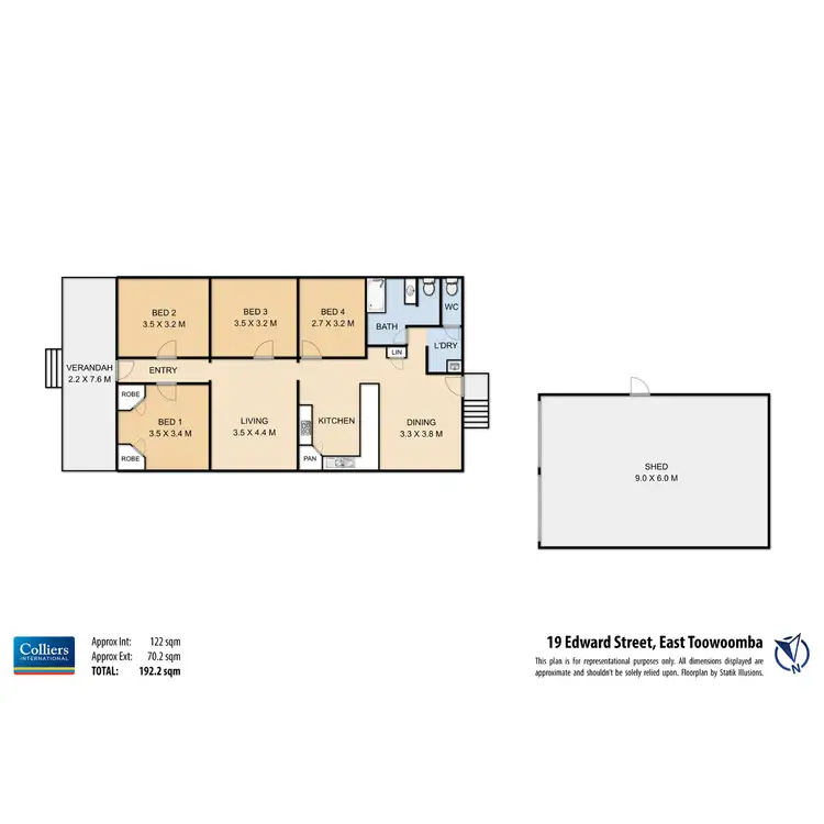 Floorplan of Homely house listing, 19 Edward Street, East Toowoomba QLD 4350