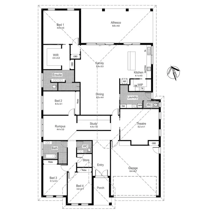 Floorplan of Homely house listing, 38 Barton Avenue, Lloyd NSW 2650