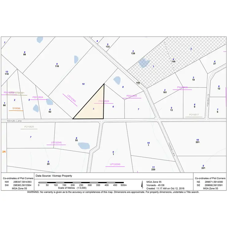 Floorplan of Homely land listing, LOT 5 McNutts Lane, Heathcote VIC 3523