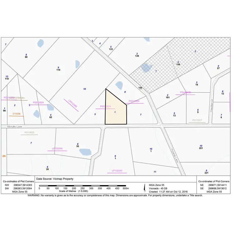 Floorplan of Homely land listing, LOT 6 McNutts Lane, Heathcote VIC 3523