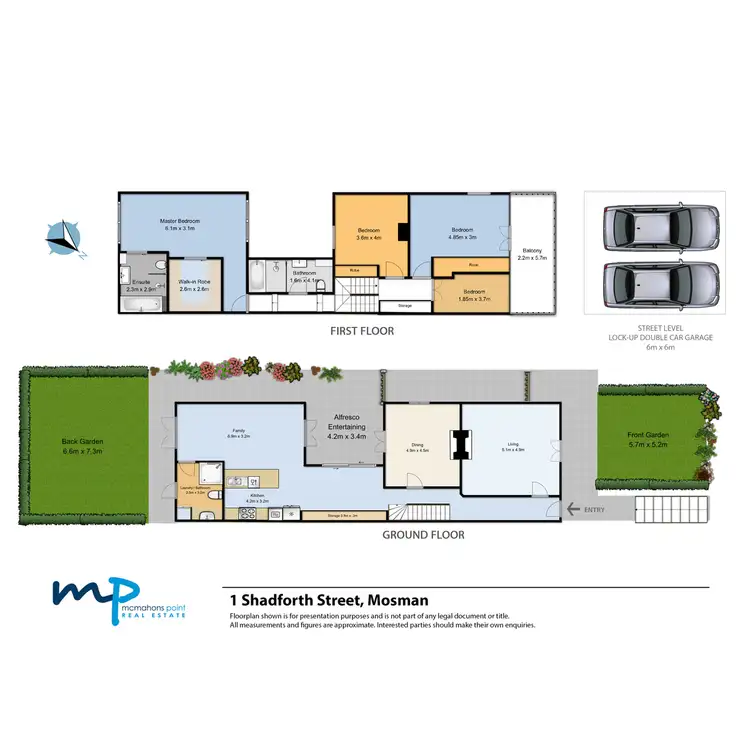 Floorplan of Homely house listing, 1 Shadforth Street, Mosman NSW 2088