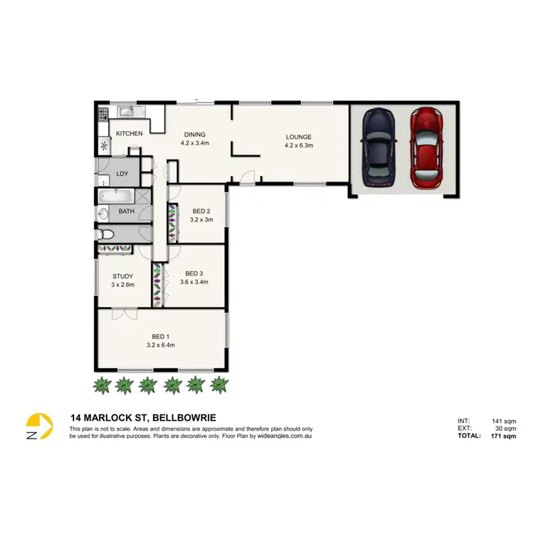 Floorplan of Homely house listing, 14 Marlock Street, Bellbowrie QLD 4070