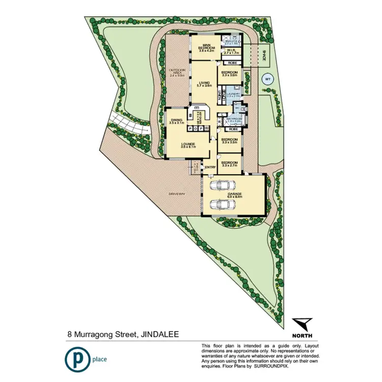 Floorplan of Homely house listing, 8 Murragong Street, Jindalee QLD 4074