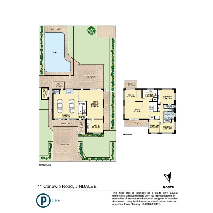 Floorplan of Homely house listing, 11 Canowie Road, Jindalee QLD 4074