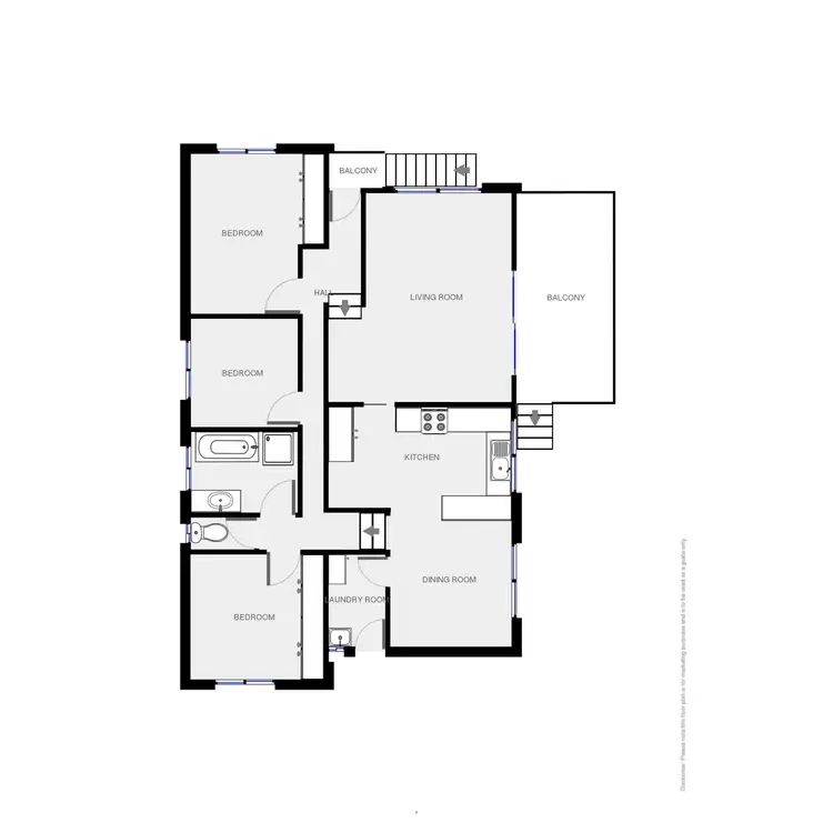 Floorplan of Homely house listing, 60 Kowara Crescent, Merimbula NSW 2548