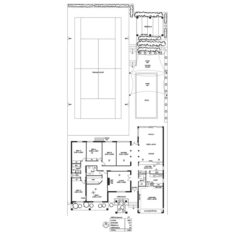 Floorplan of Homely house listing, 13 Montrose Avenue, Netherby SA 5062