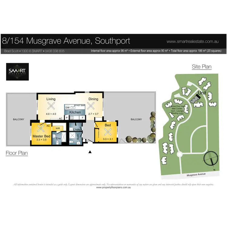 Floorplan of Homely unit listing, 8/154 Musgrave Avenue, Southport QLD 4215