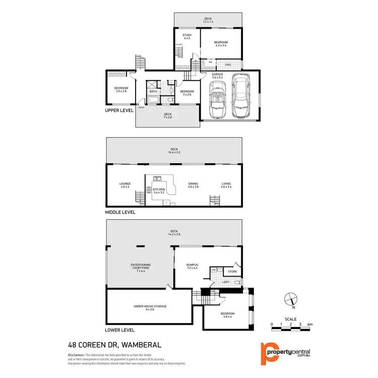 Floorplan of Homely house listing, 48 Coreen Drive, Wamberal NSW 2260