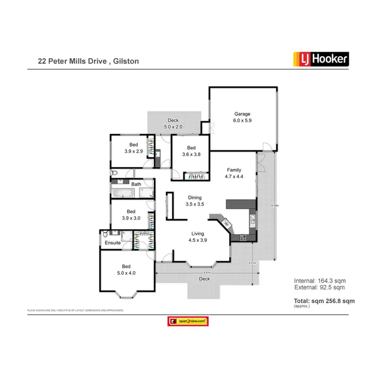 Floorplan of Homely house listing, 22 Peter Mills Drive, Gilston QLD 4211