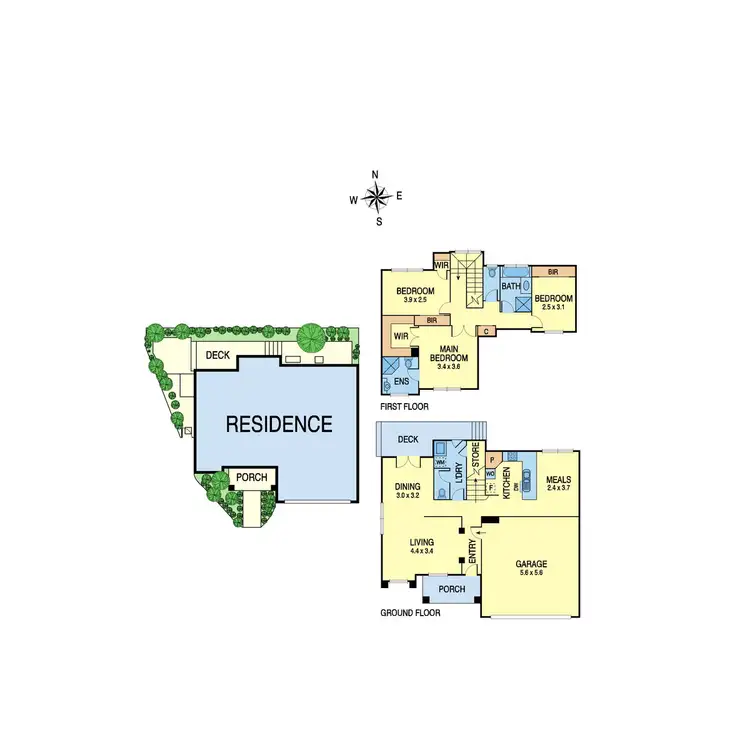 Floorplan of Homely townhouse listing, 5/27 Hazel Drive, Templestowe Lower VIC 3107