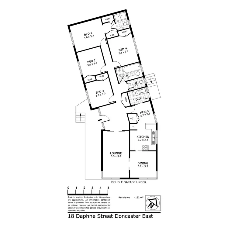 Floorplan of Homely house listing, 18 Daphne Street, Doncaster East VIC 3109