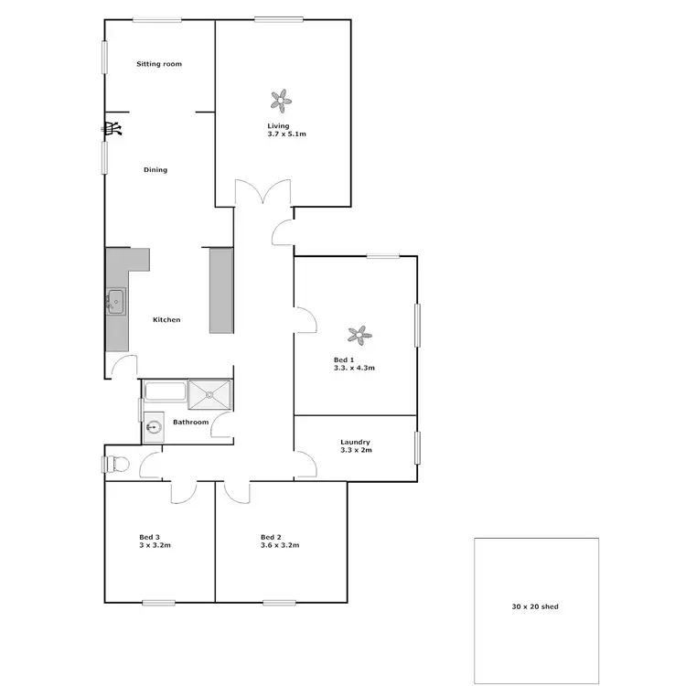 Floorplan of Homely house listing, 19 Tobruk Terrace, Port Lincoln SA 5606