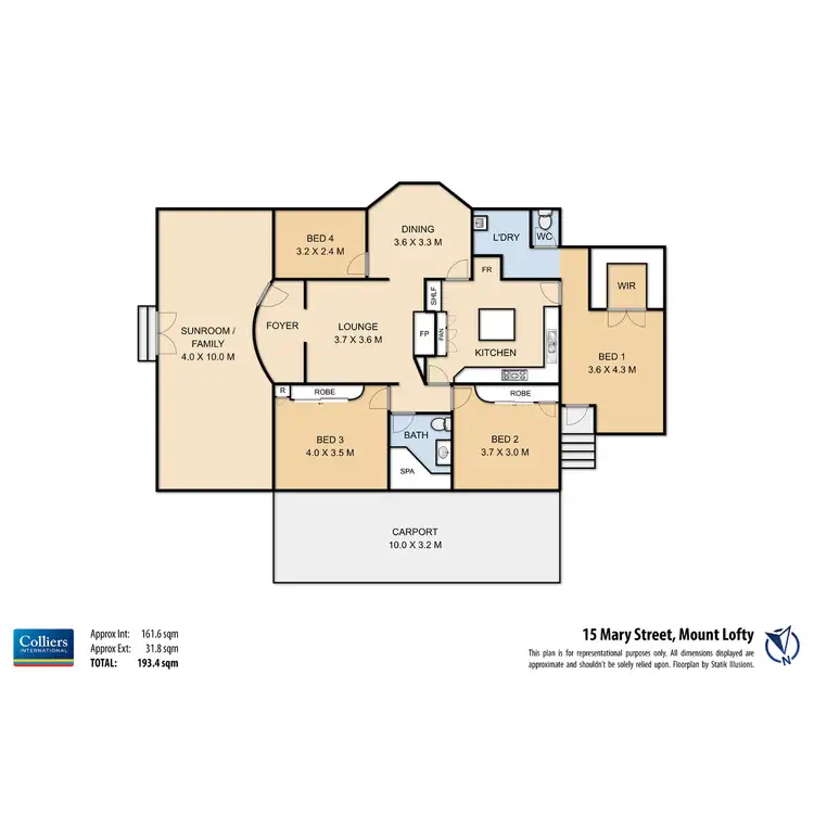 Floorplan of Homely house listing, 15 Mary Street, Mount Lofty QLD 4350
