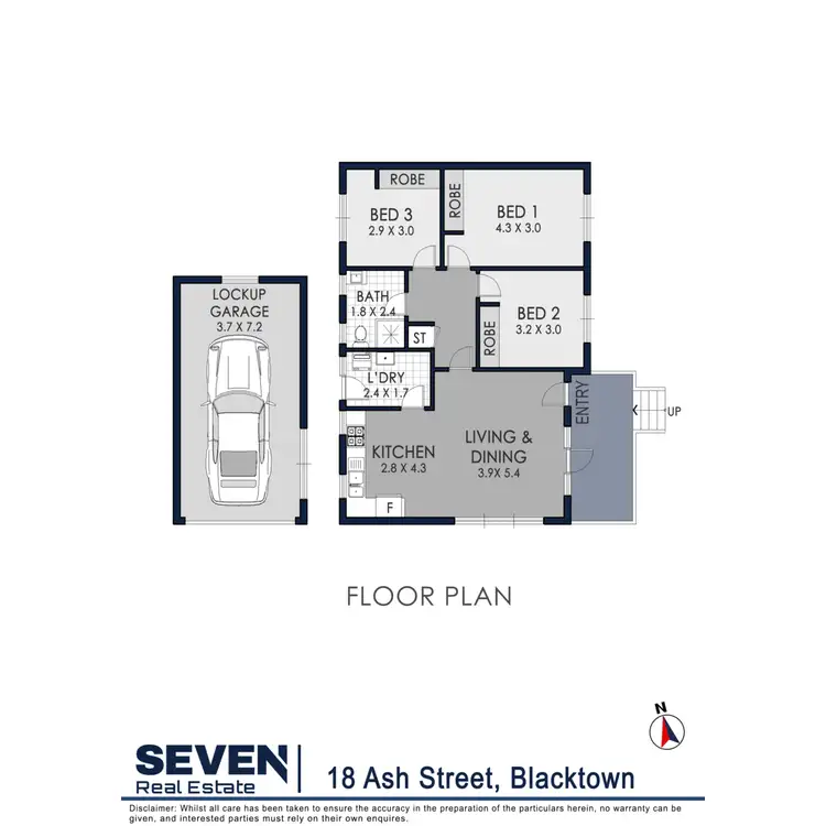 Floorplan of Homely house listing, 18 Ash Street, Blacktown NSW 2148