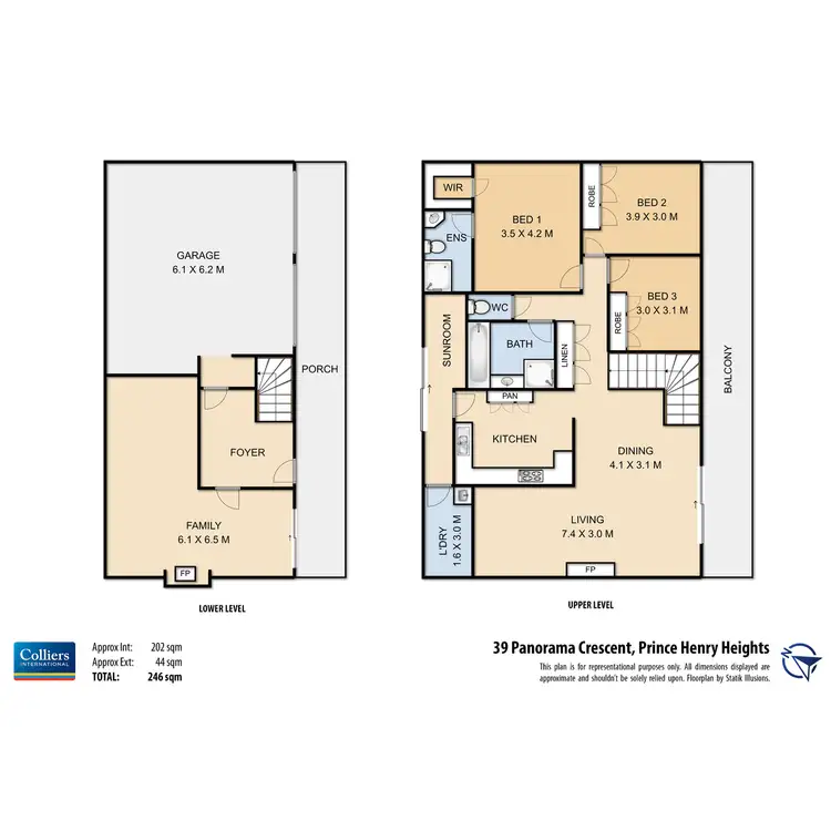 Floorplan of Homely house listing, 39 Panorama Crescent, Prince Henry Heights QLD 4350