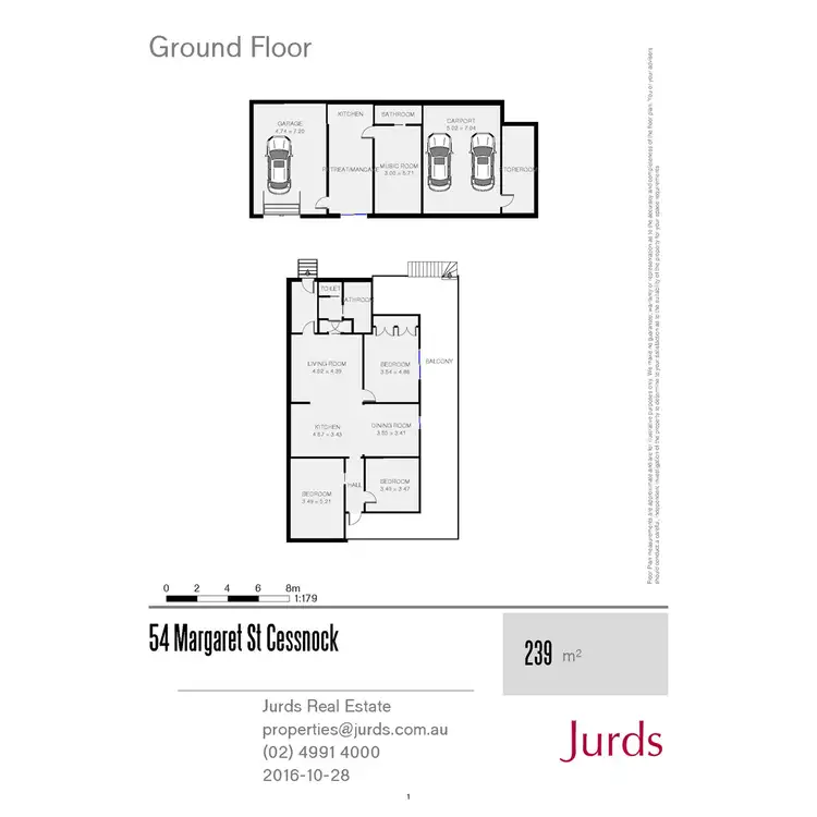 Floorplan of Homely house listing, 54 Margaret Street, Cessnock NSW 2325