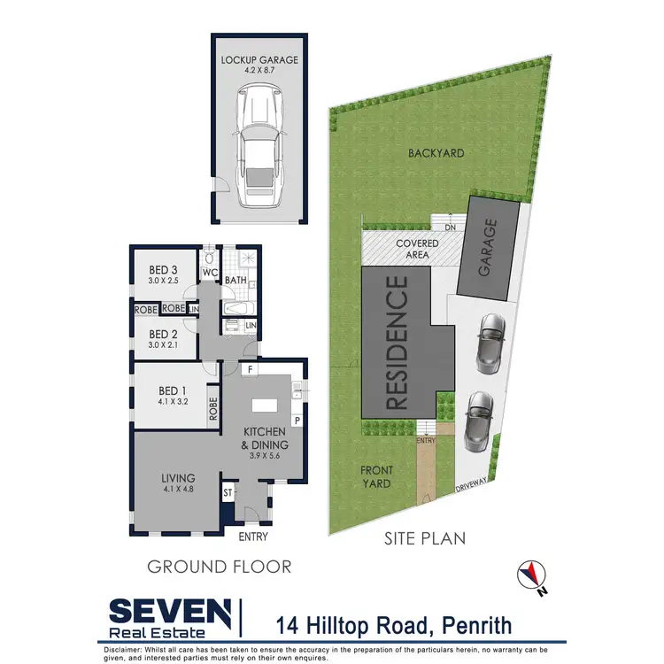 Floorplan of Homely house listing, 14 HILLTOP Road, Penrith NSW 2750