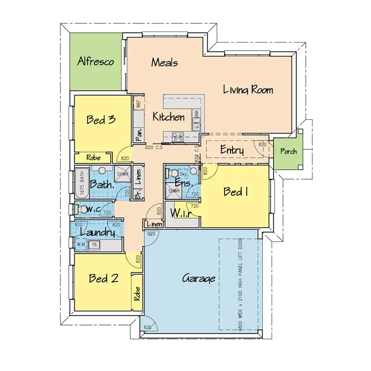 Floorplan of Homely townhouse listing, 3/139 Reeve Street, Sale VIC 3850