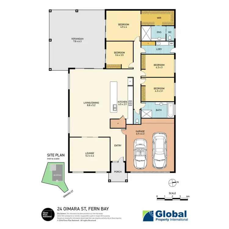Floorplan of Homely house listing, 24 Oimara Street, Fern Bay NSW 2295