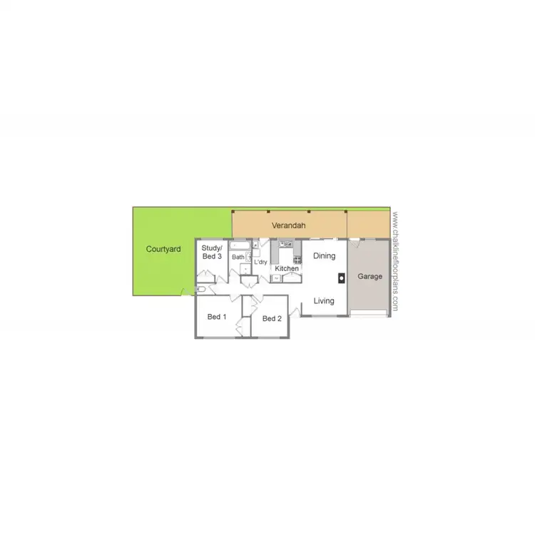 Floorplan of Homely unit listing, 5/11 Club Court, Mansfield VIC 3722