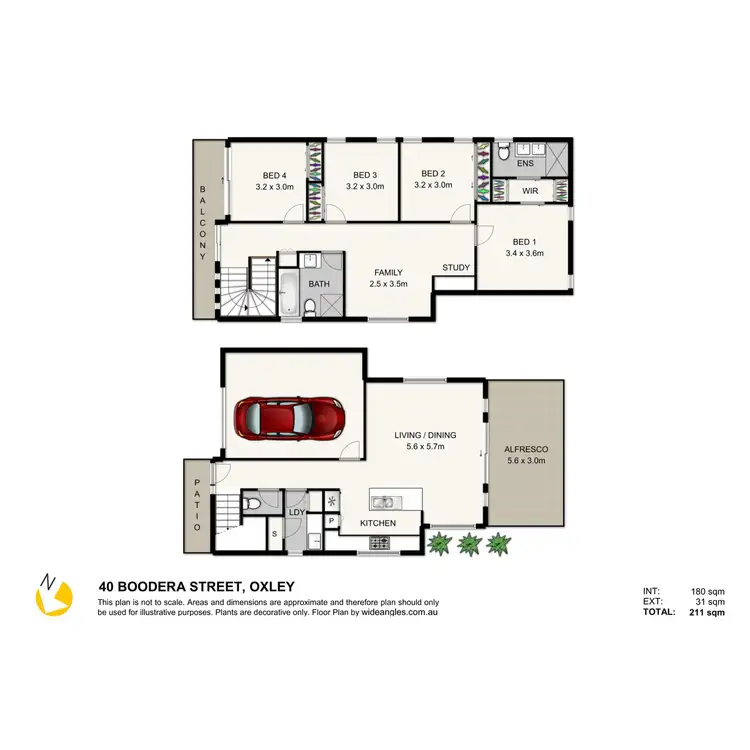 Floorplan of Homely house listing, 27 Boodera Street, Oxley QLD 4075