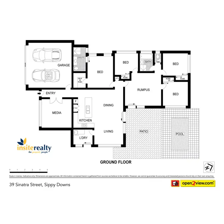 Floorplan of Homely house listing, 39 Sinatra Street, Sippy Downs QLD 4556