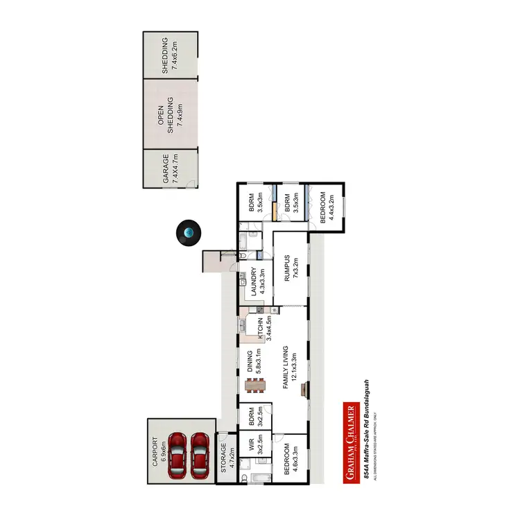 Floorplan of Homely rural property listing, 854A Maffra Sale Road, Bundalaguah VIC 3851