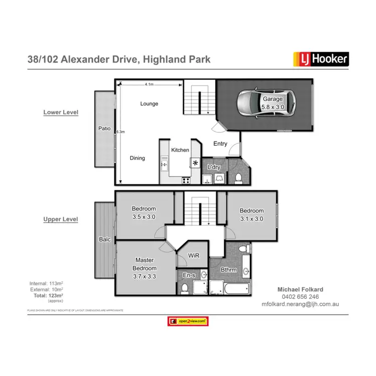 Floorplan of Homely townhouse listing, 38/102 Alexander Drive, Highland Park QLD 4211