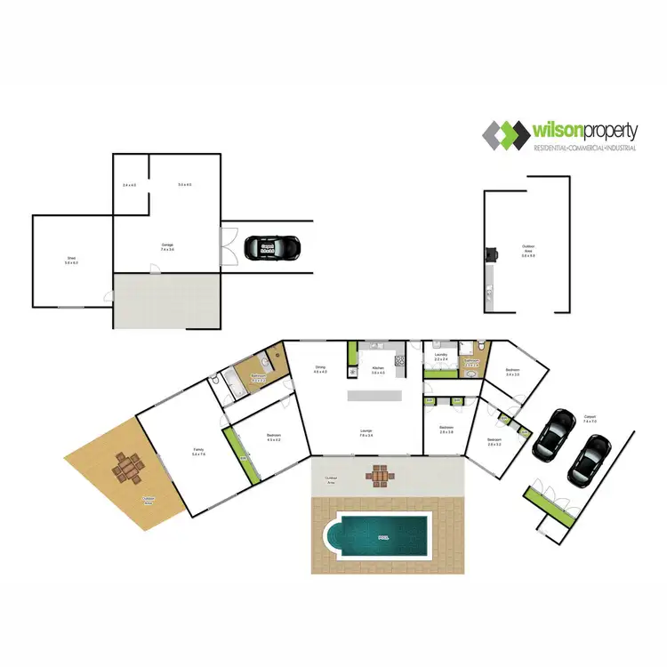Floorplan of Homely house listing, Lot 2, 50 Ashworth Drive, Traralgon VIC 3844
