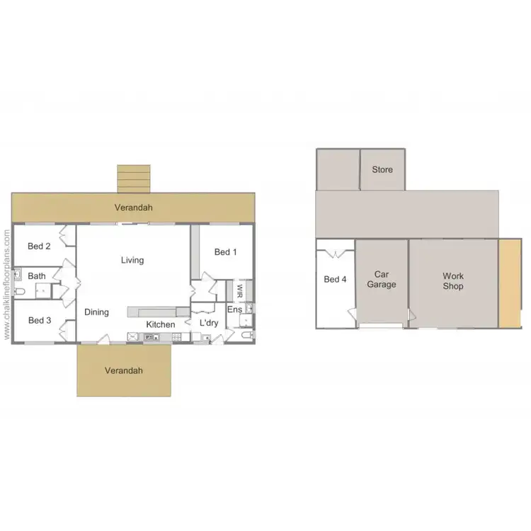 Floorplan of Homely house listing, 2608 Midland Highway, Swanpool VIC 3673