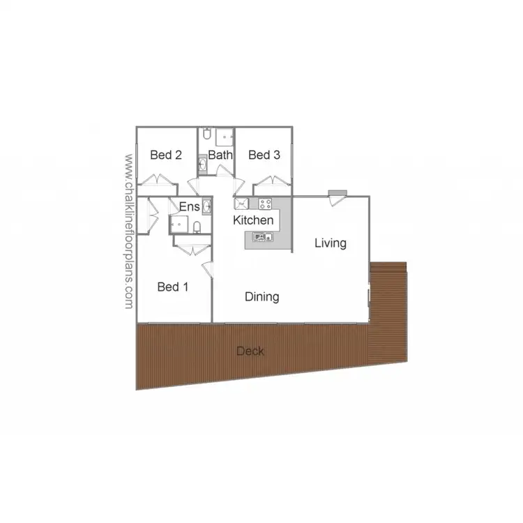 Floorplan of Homely apartment listing, 2/4 Omega Street, Merrijig VIC 3723