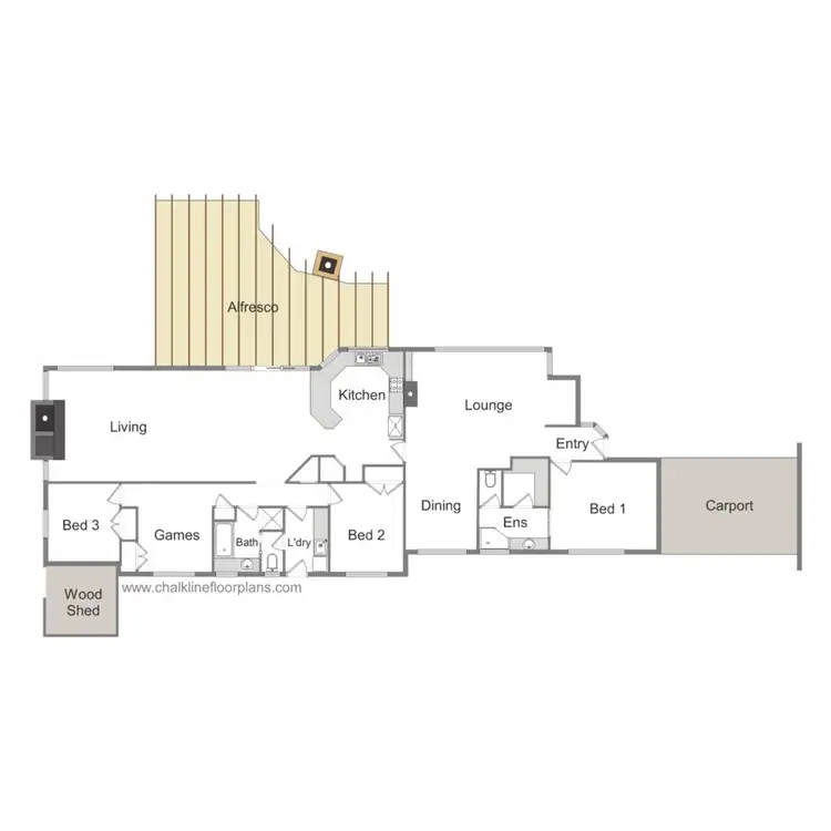 Floorplan of Homely house listing, 48 Rifle Range Road, Jamieson VIC 3723