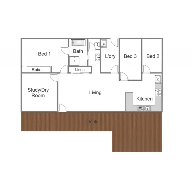 Floorplan of Homely house listing, 32A Warrambat Road, Sawmill Settlement VIC 3723