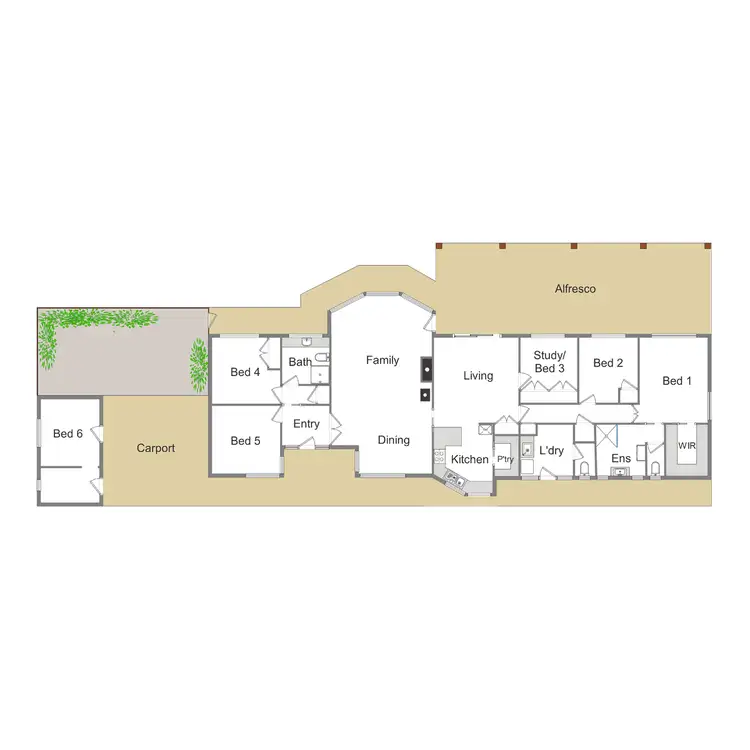 Floorplan of Homely house listing, 25 Monkey Gully Road, Mansfield VIC 3722