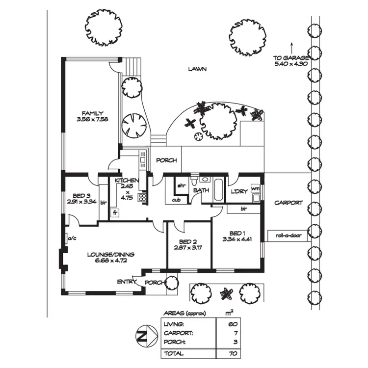 Floorplan of Homely house listing, 33 Jarvis Street, Erindale SA 5066