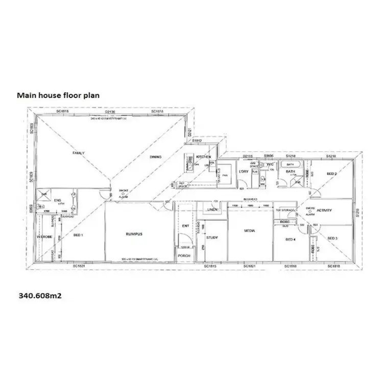 Floorplan of Homely rural property listing, 2 Wildflower Court, Stapylton QLD 4207