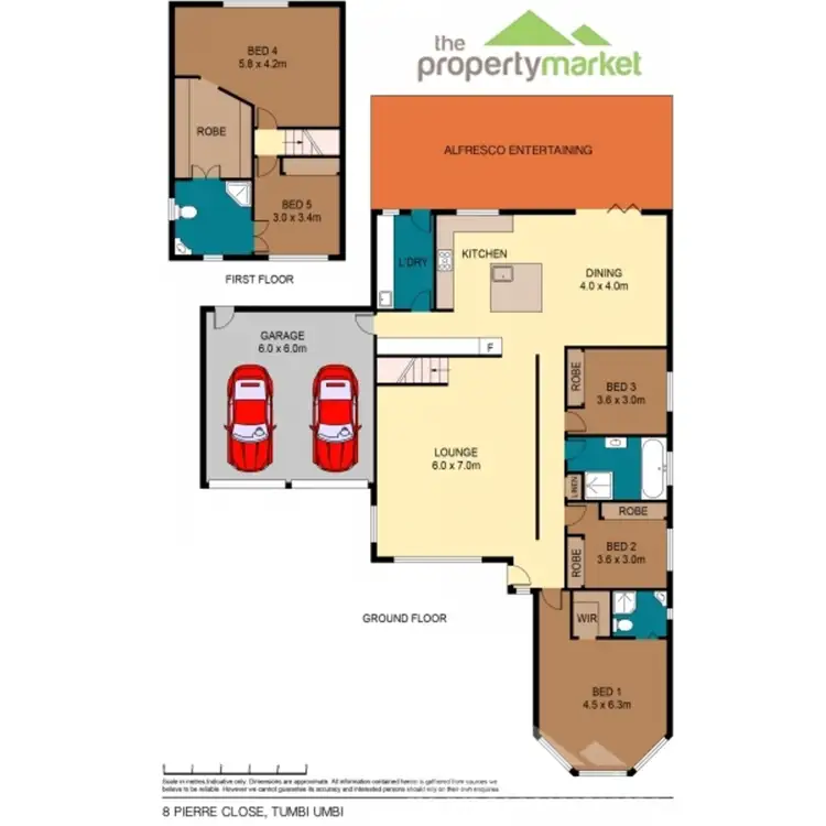 Floorplan of Homely house listing, 8 Pierre Close, Tumbi Umbi NSW 2261