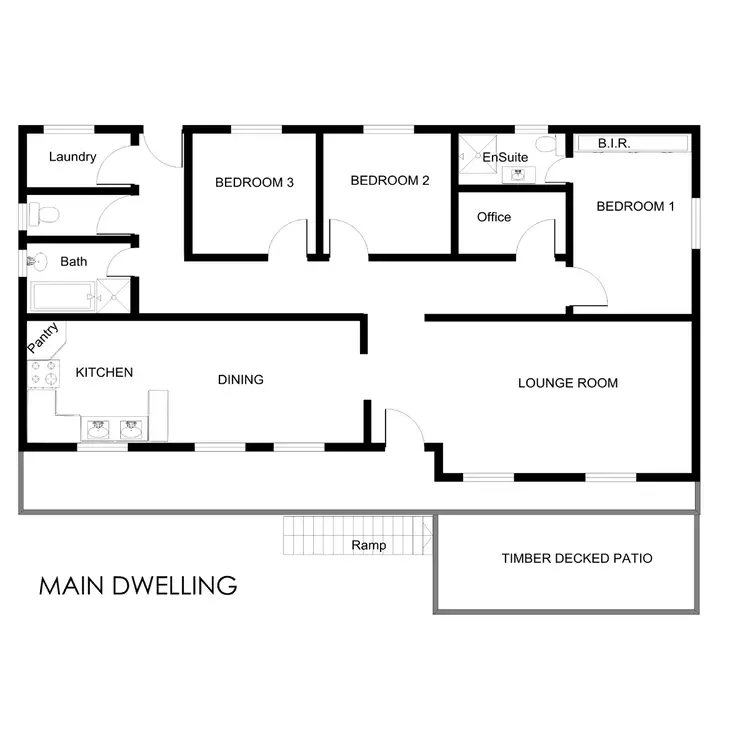 Floorplan of Homely rural property listing, 12 West End Flat Road, Hawker SA 5434