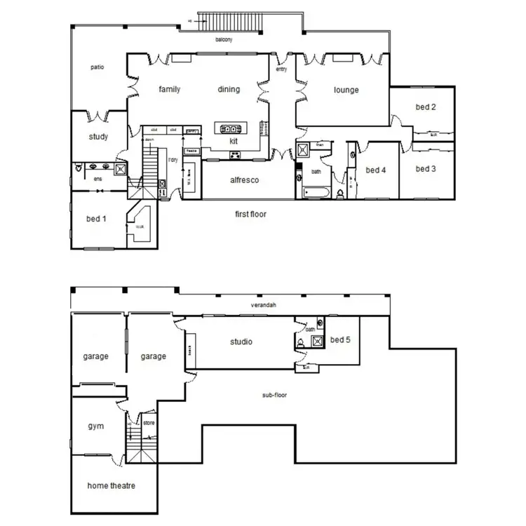 Floorplan of Homely house listing, 4 Castle Cove, Wodonga VIC 3690