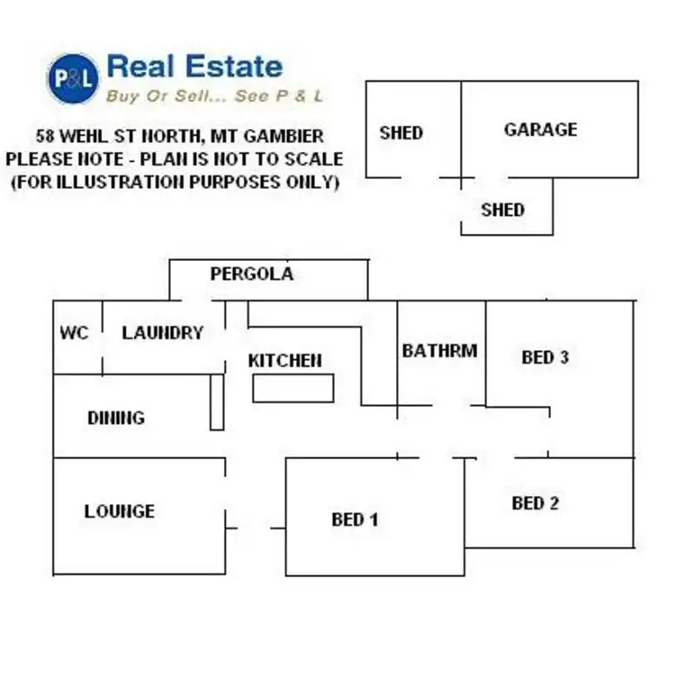 Floorplan of Homely house listing, 58 Wehl St North, Mount Gambier SA 5290